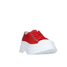 Carica l&#39;immagine nel visualizzatore di Gallery, Sneakers con suola rialzata rossa
